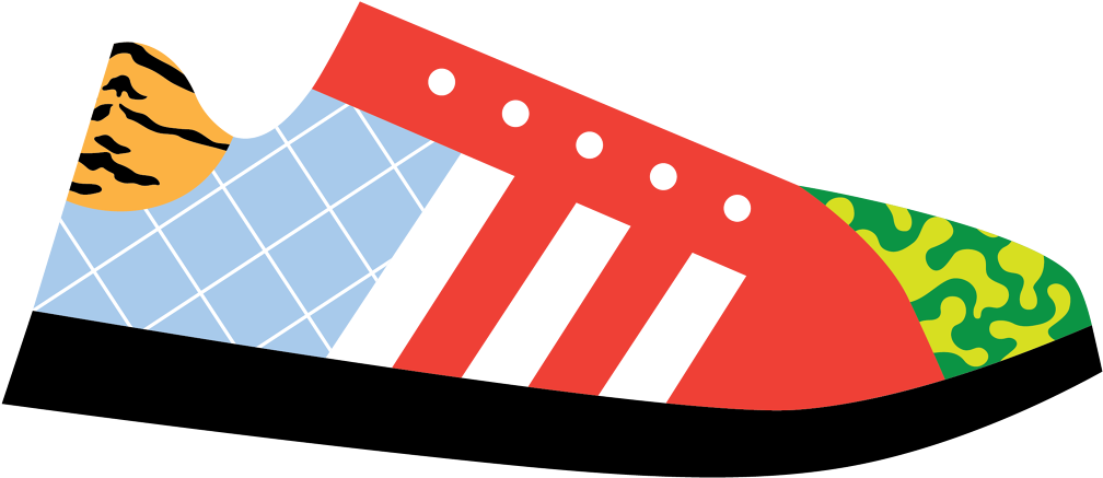 Sneaker Graphic Clipart (1340x787), Png Download