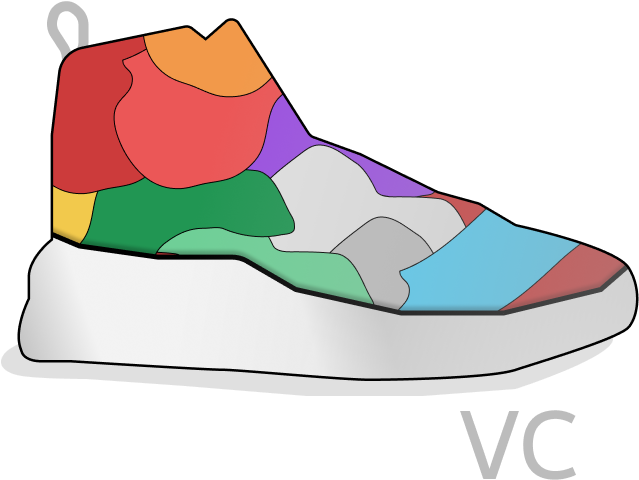 Sneaker Icon - Light Clipart (638x522), Png Download