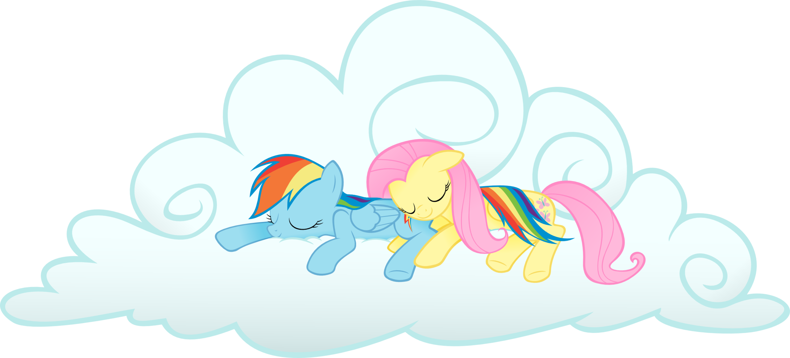 Best Pillow Ever <3 - Flutter Dash Clipart (2560x1159), Png Download