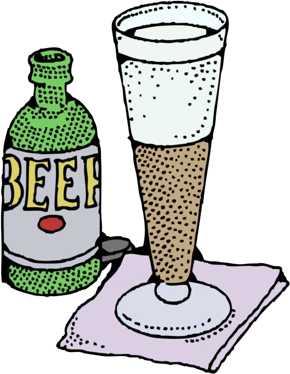 Oktoberfest Transparent Png - Black Beer Bottle Art Clipart (920x810), Png Download