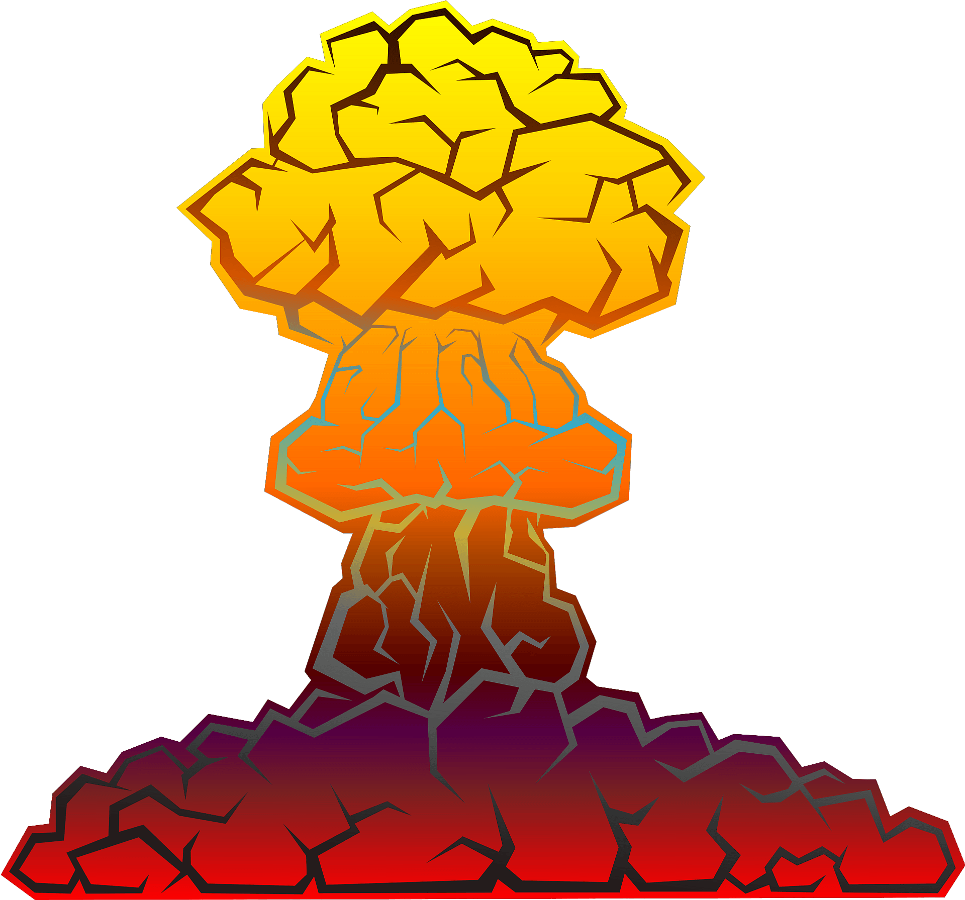Nuclear Explosion Gif Png Clipart (1920x1791), Png Download