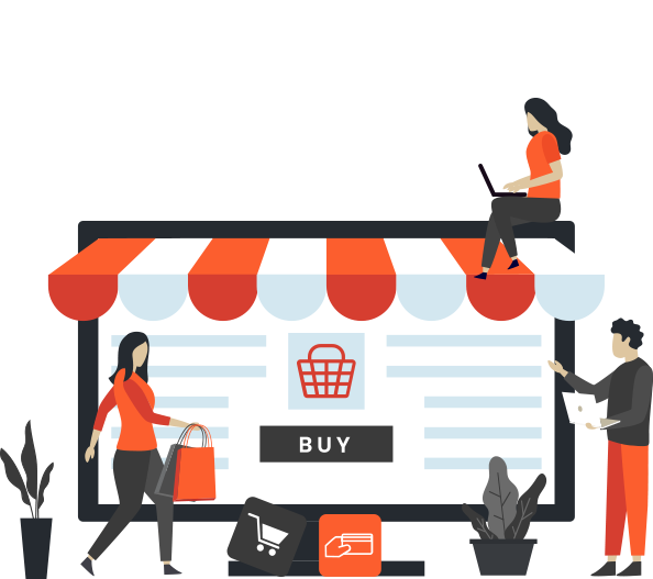 E-commerce Clipart (594x527), Png Download