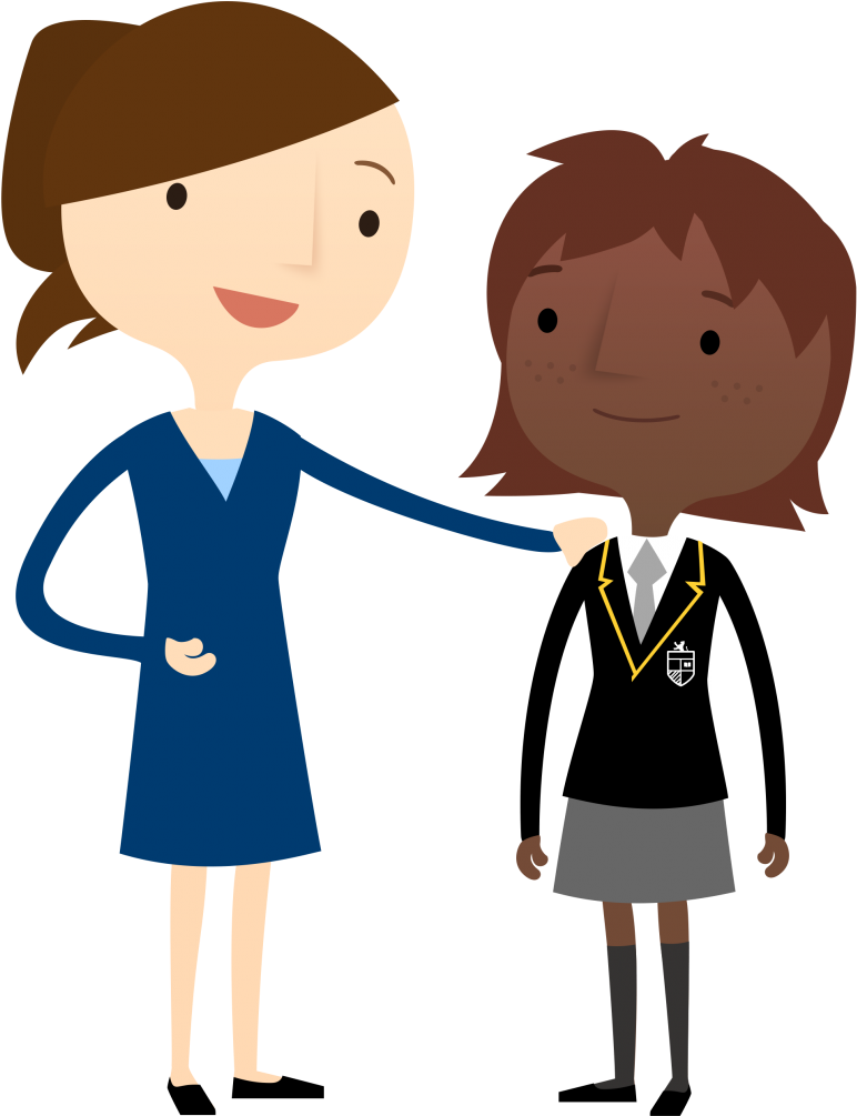Student Mentor Clipart - Student Mentor Clip Art - Png Download (785x1024), Png Download