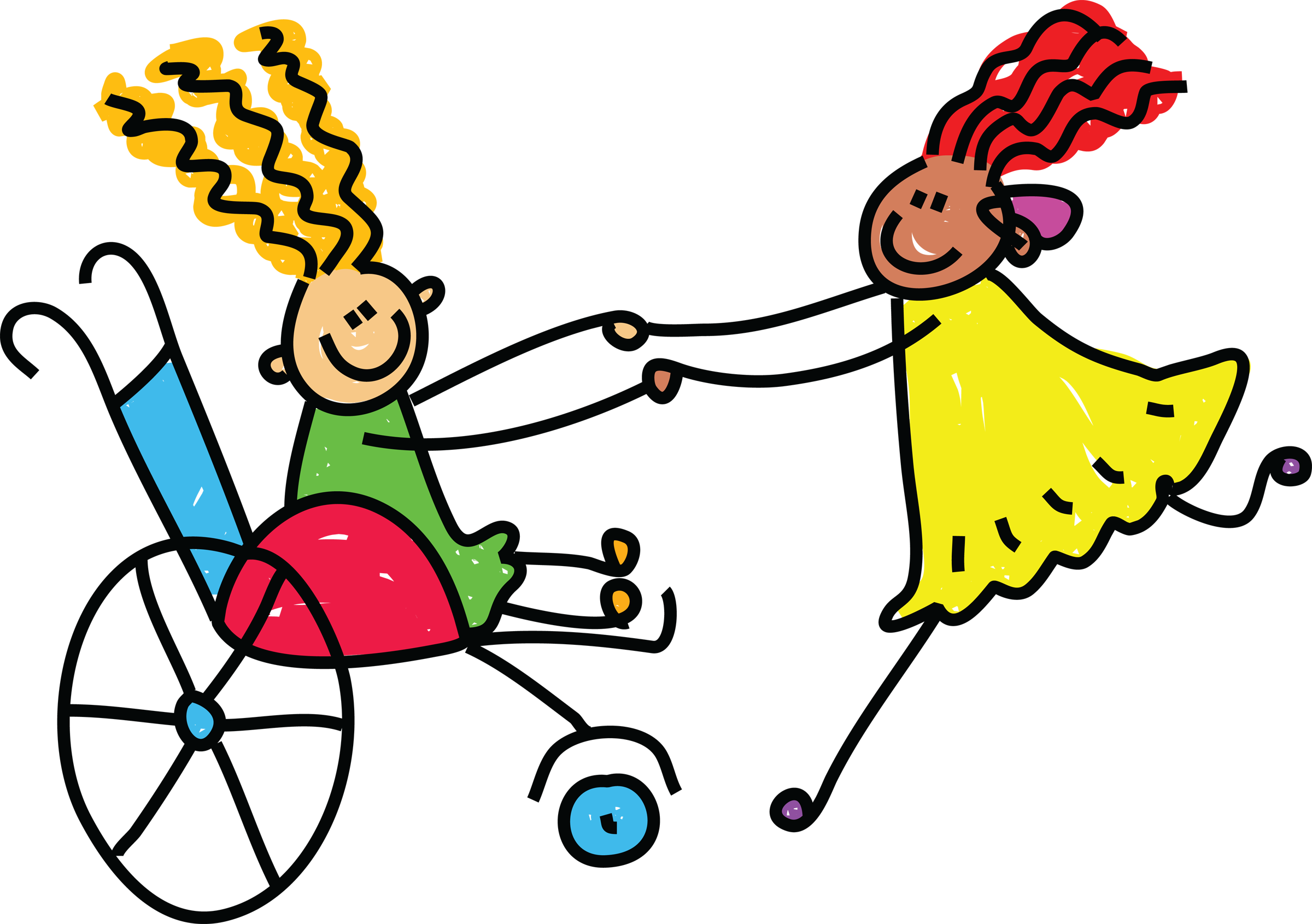 Physical Disabilities Clipart Transparent - Png Download (2400x1691), Png Download