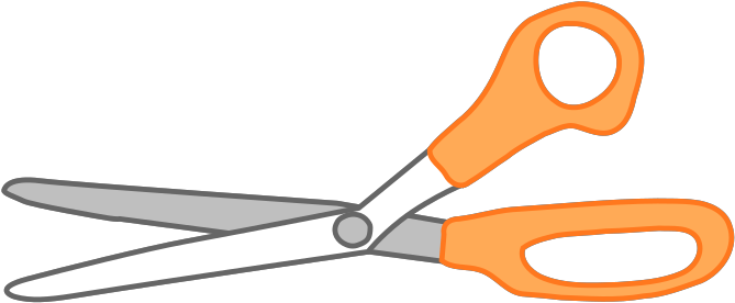Artwork Paintbrush Scissors And Glue Svg Clip Arts - Scissors - Png Download (1024x1024), Png Download