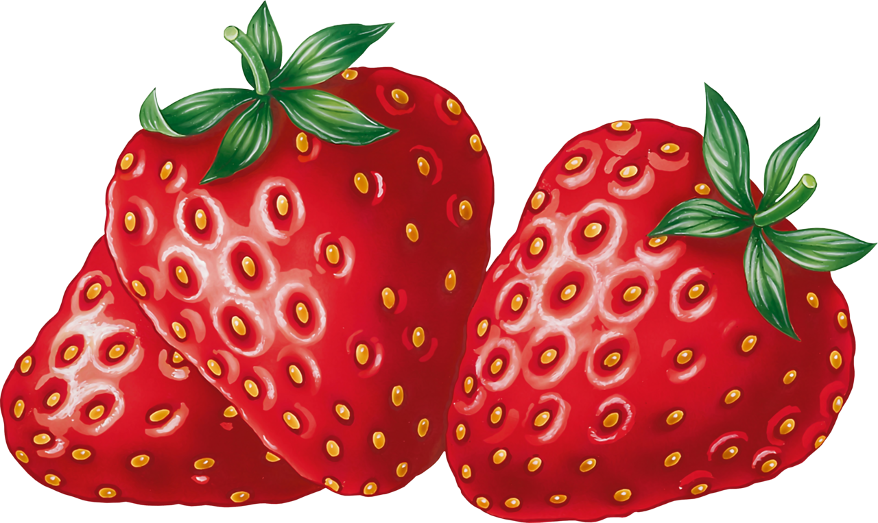 Яндекс - Фотки - Fruit Clipart Strawberries - Png Download (1280x763), Png Download