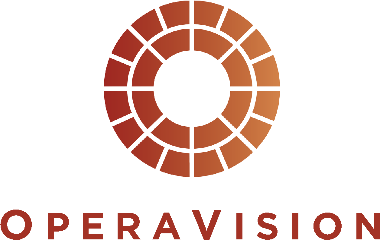 Opera Vision Is A Streaming Platform For Opera Coordinated - Opera Vision Logo Clipart (1304x861), Png Download