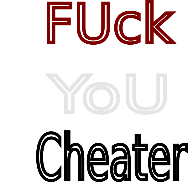 2na Adham Ya Cheater Clip Art At Clker Com Vector Clip - Png Download (600x583), Png Download