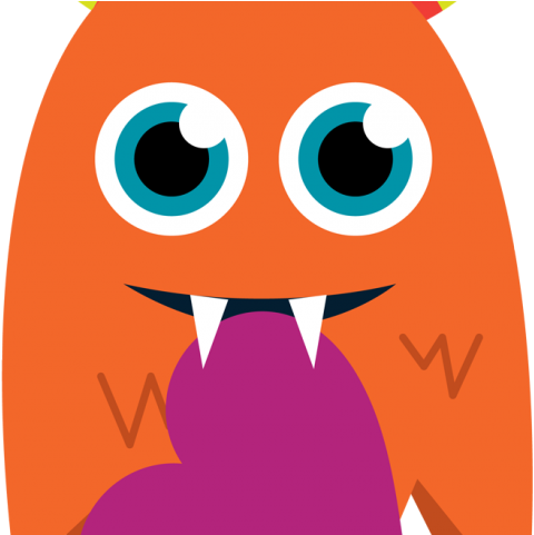 Monster Clipart Valentines Day - F-12d らくらくホン らくらく スマートフォン2 ドコモ スマホケース 005746 ユニーク ハードケース - Png Download (640x480), Png Download