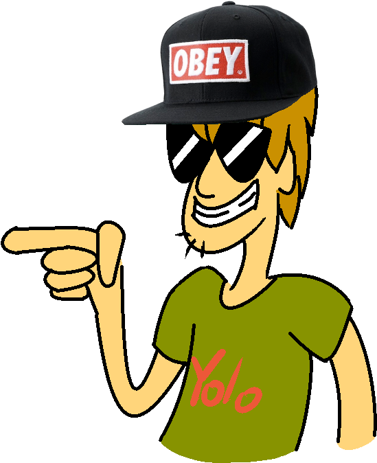 Scooby Doo Yellow Cartoon Headgear Hand Clip Art - Swaggy From Scooby Doo - Png Download (773x709), Png Download