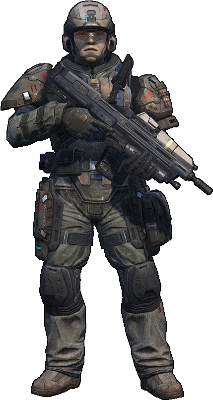 Reach Marine By Megathezealot Future Pinterest - Marine Halo Reach Clipart (440x830), Png Download