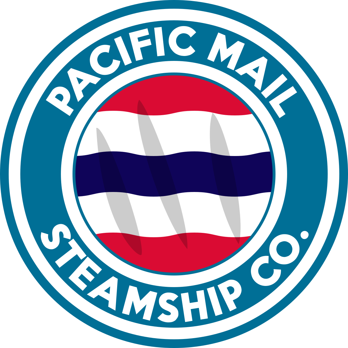 Pacific Mail Steamship Company Logo Clipart (1200x1200), Png Download