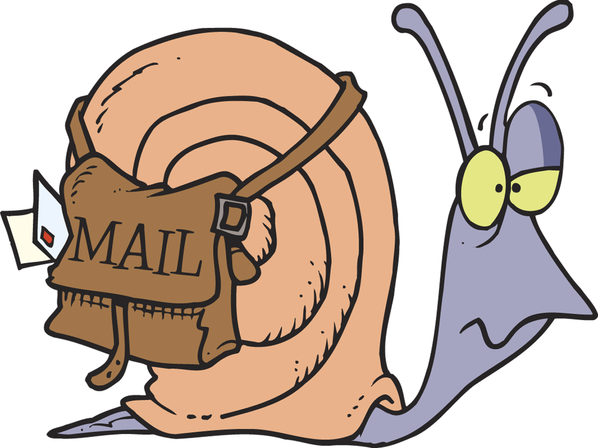 Clip Transparent Download Philippines Postal Service - Snail Delivering The Mail - Png Download (1202x900), Png Download