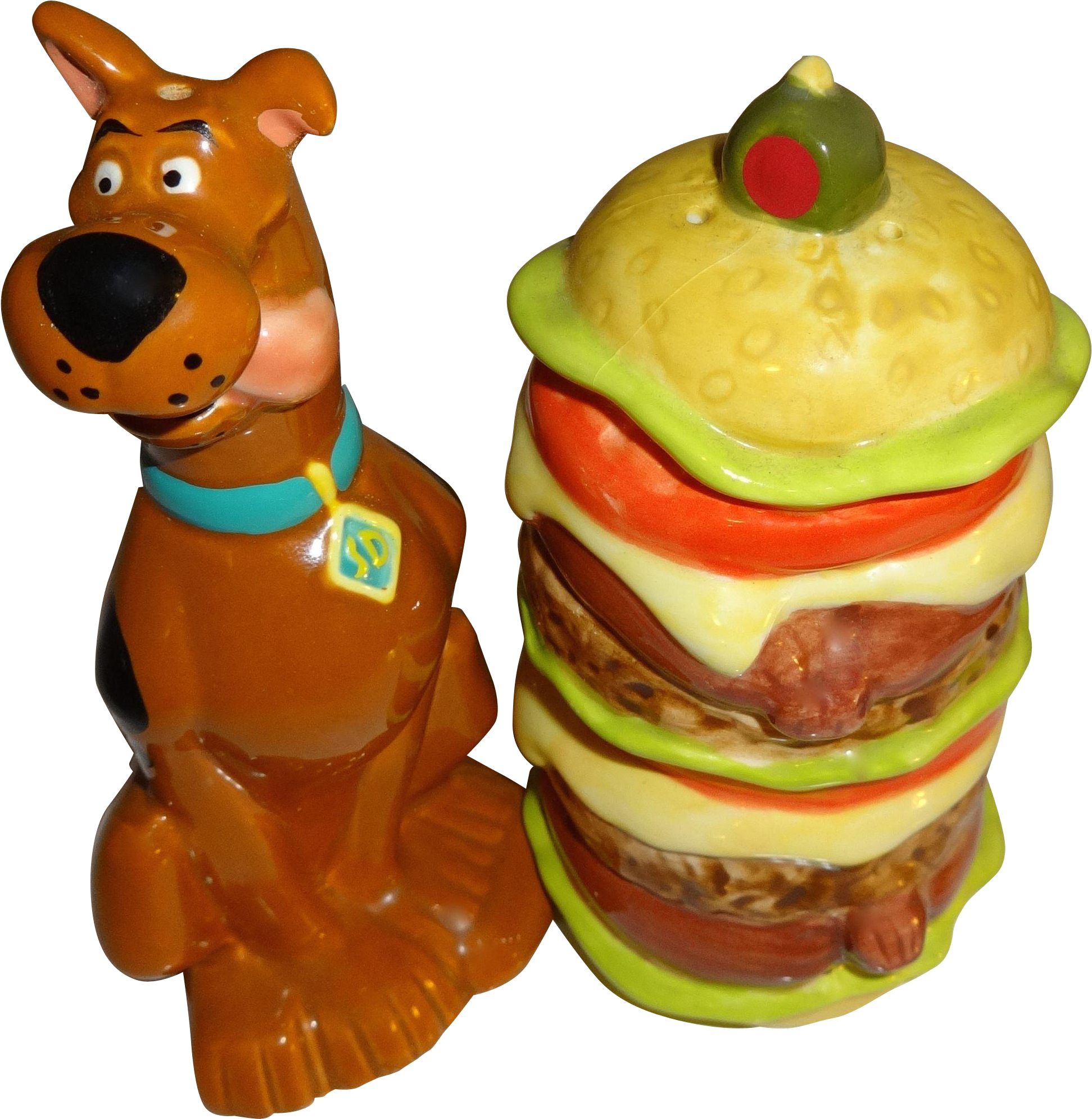 Hamburger Clipart Vintage - Scooby Doo Salt And Pepper Shakers - Png Download (1988x1988), Png Download