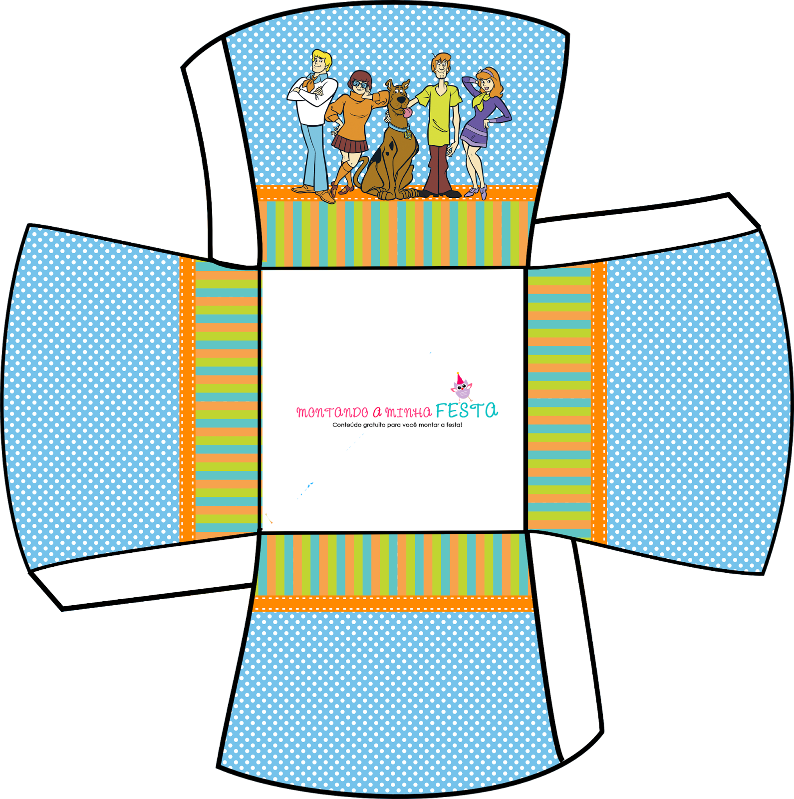 Kit Digital Scooby Doo, Kit Completo Scooby Doo, Personalizados - Scooby Doo Clipart (1591x1600), Png Download