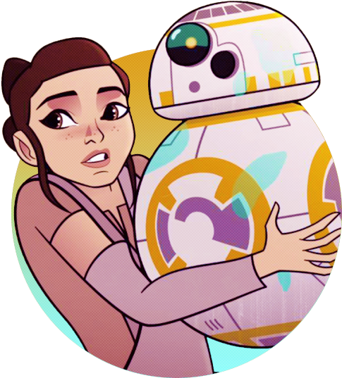 Http - //operaticspacetrash - Tumblr - Com/post/164279708701 - Star Wars Forces Of Destiny Clipart (580x580), Png Download