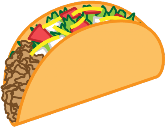 Clipart Transparent Stock Free On Dumielauxepices Net - Transparent Background Taco Clipart - Png Download (640x480), Png Download