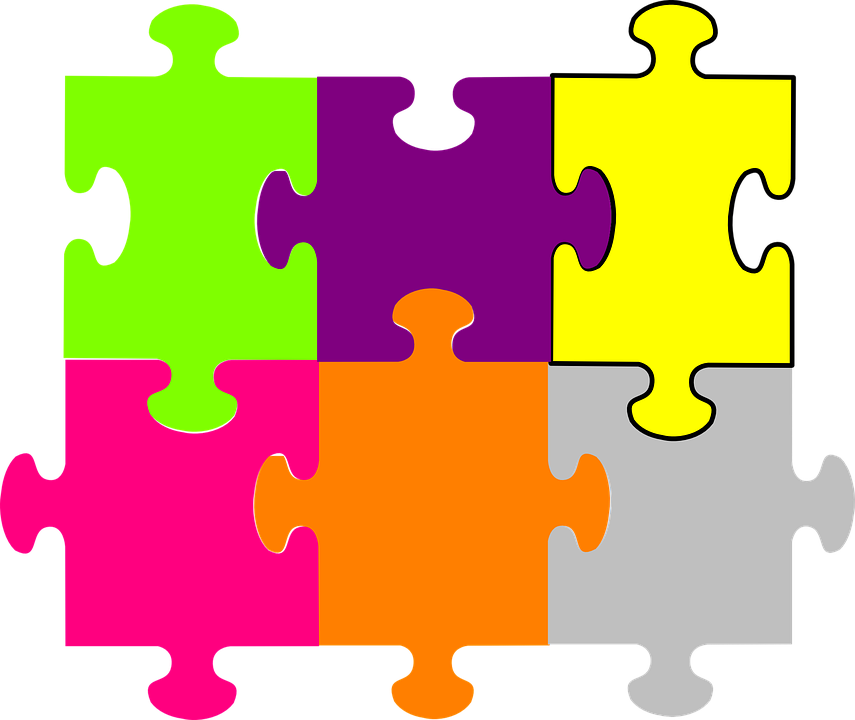 If - Jigsaw Puzzle 6 Pieces Clipart (640x539), Png Download
