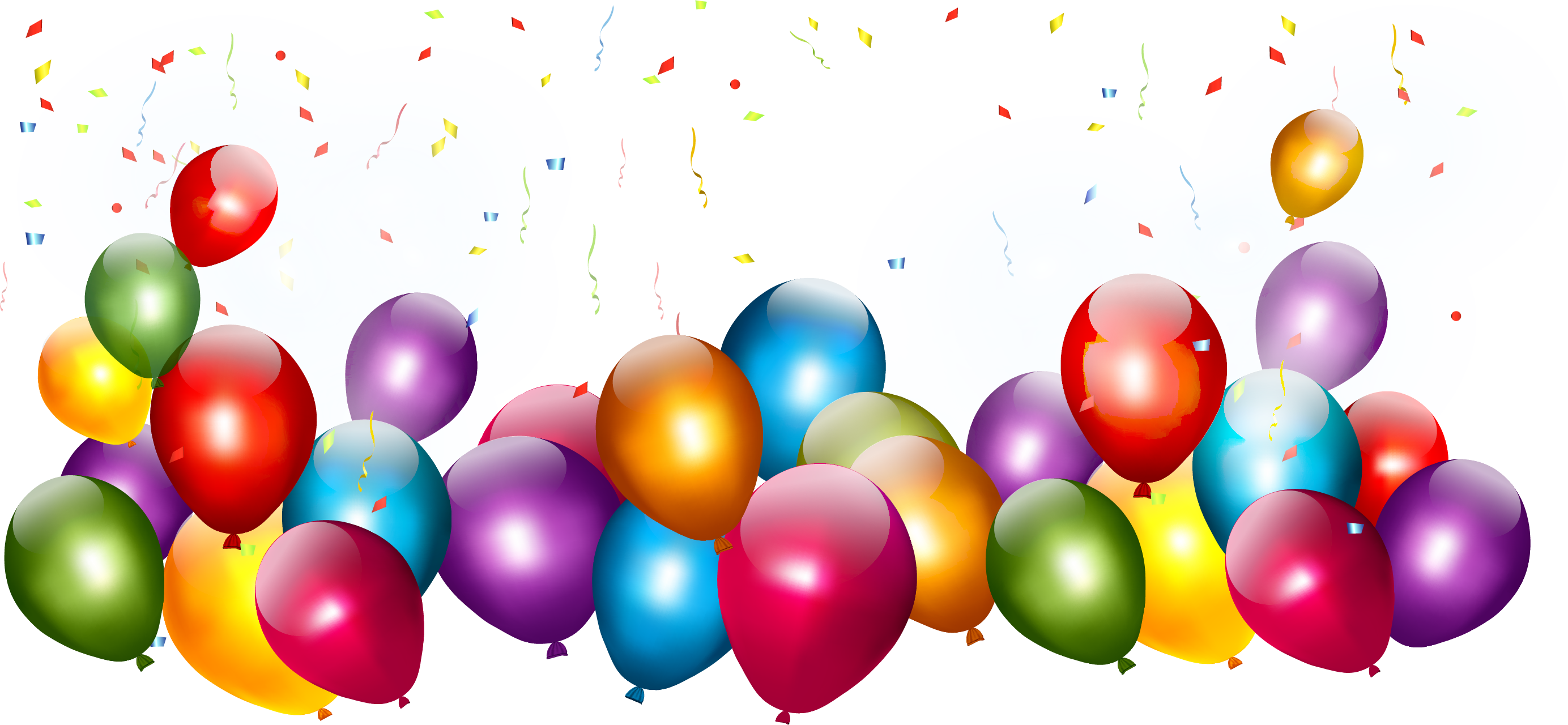 Banner Black And White Library Breathing Clipart Balloon - Balloon Banner Clip Art - Png Download (2768x1280), Png Download