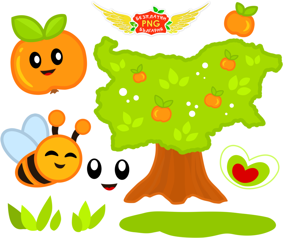 Bulgaria Free Png Tree Cartoon 1 By Golddawn - Tree Cartoon Clipart (1024x896), Png Download