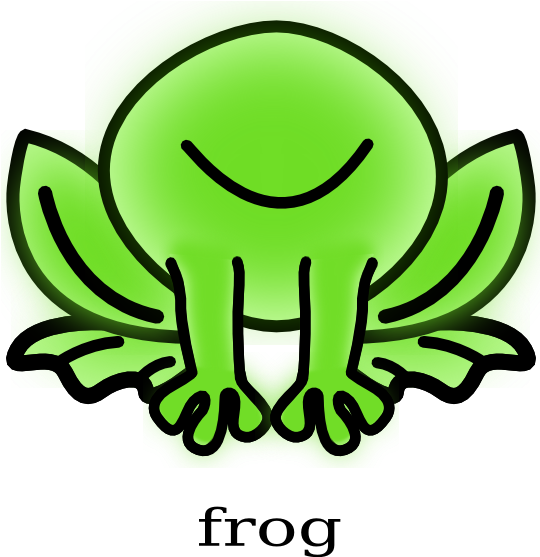 Frog Clip Art - Png Download (594x595), Png Download