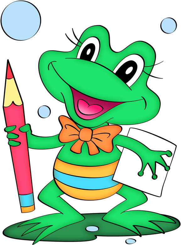 Frogs ‿✿⁀°••○ Frog - Animalitos Tiernos Animados Clipart (655x800), Png Download