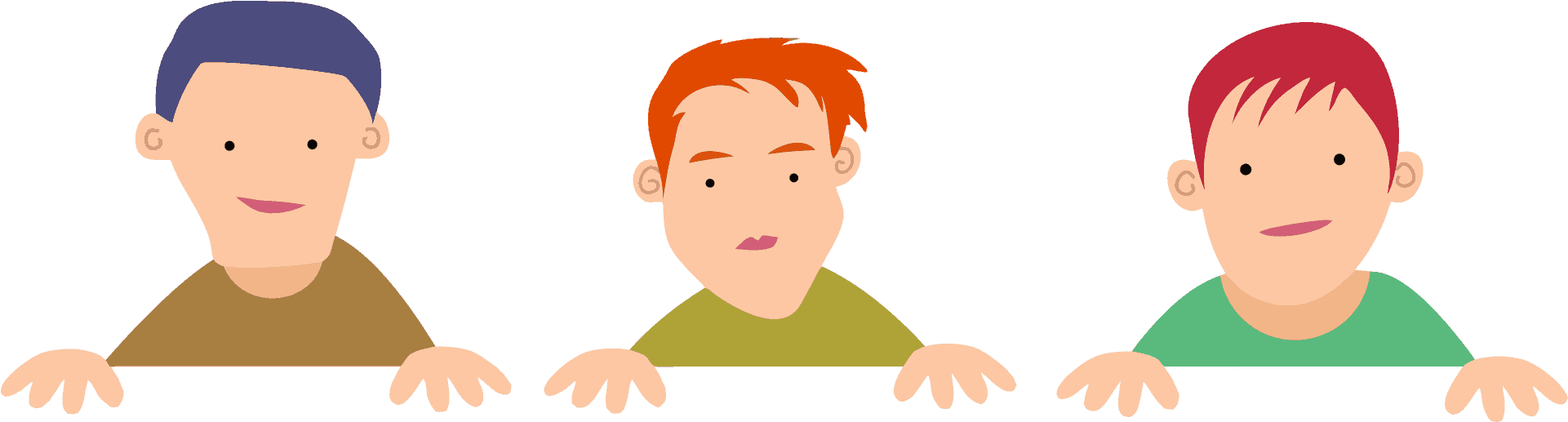 Computer Icons Boy Child - Paper Border Design Boys Clipart (1264x340), Png Download