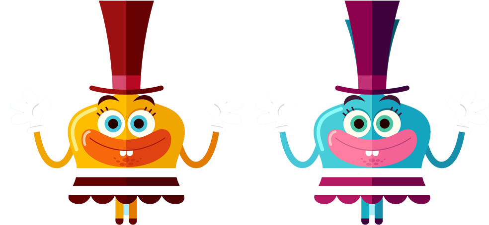 Teach Your Monster To Read Has Been Played Millions - Monster Twins Clipart (1000x534), Png Download