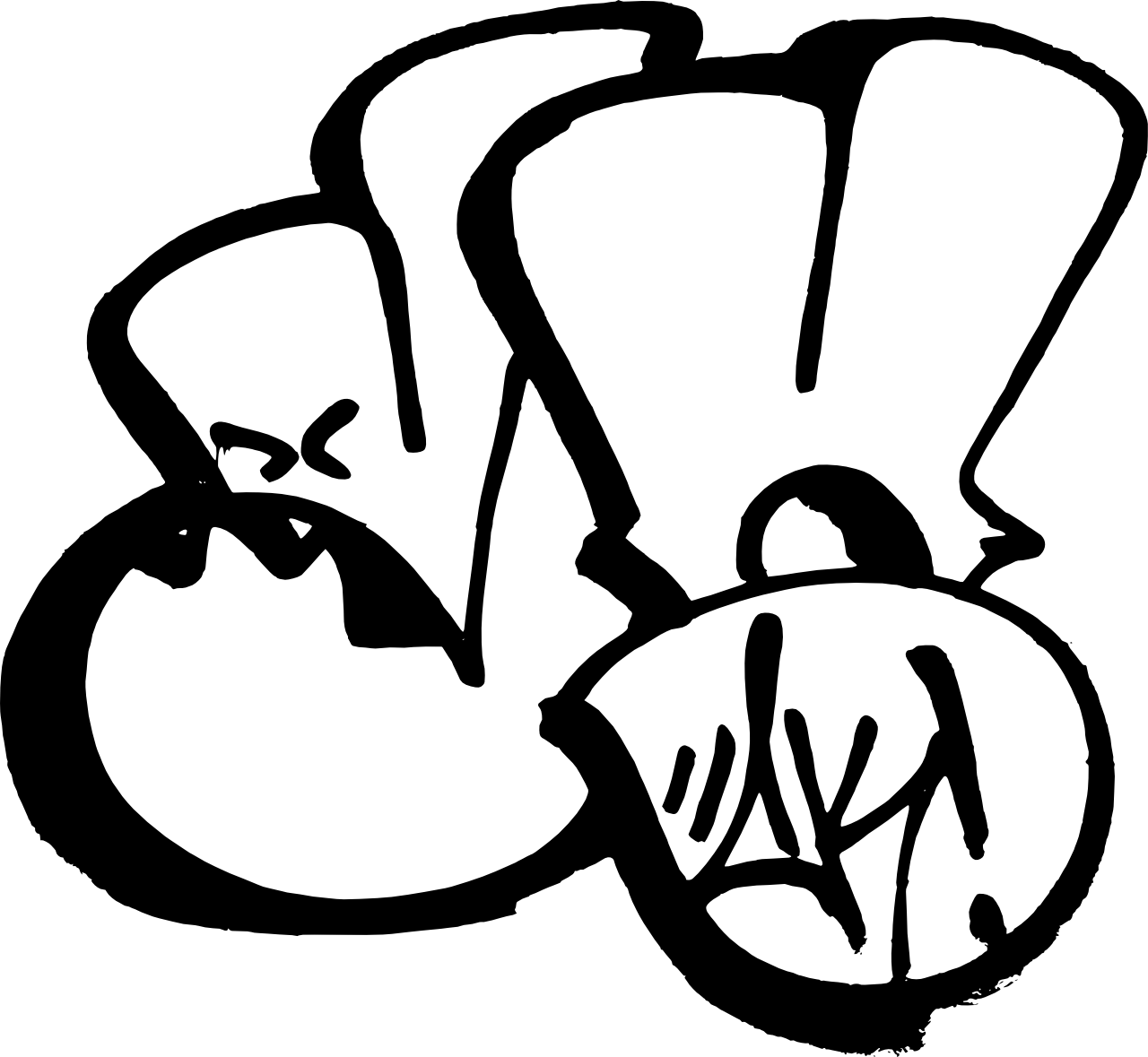 Clip Black And White Download Graffiti Central Tag Graffiti Bubble Png Download Full Size Clipart 546045 Pinclipart