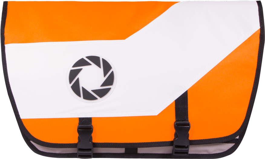 Portal Aperture Laboratories Messenger Bag - Portal Bag Clipart (1000x1000), Png Download