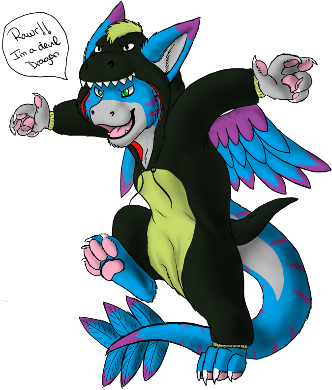 [commission] Kyoko's Kigurumi - Cartoon Clipart (708x850), Png Download