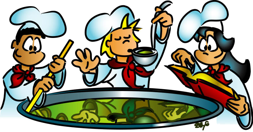 Cooks - Teens Cooking Clip Art - Png Download (818x428), Png Download