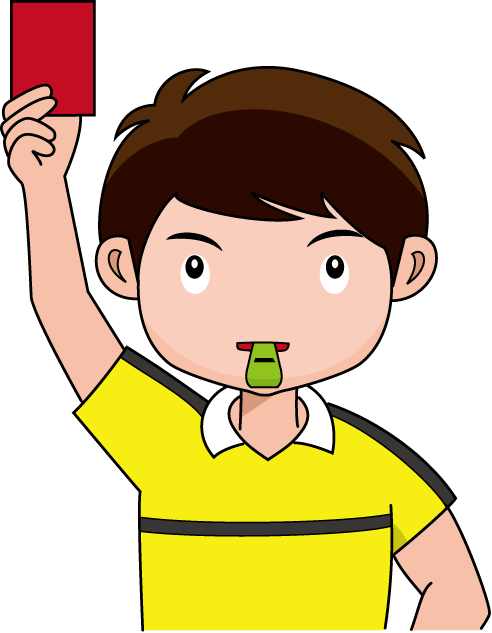 Elitism - Clipart - Soccer Red Card Clip Art - Png Download (492x633), Png Download