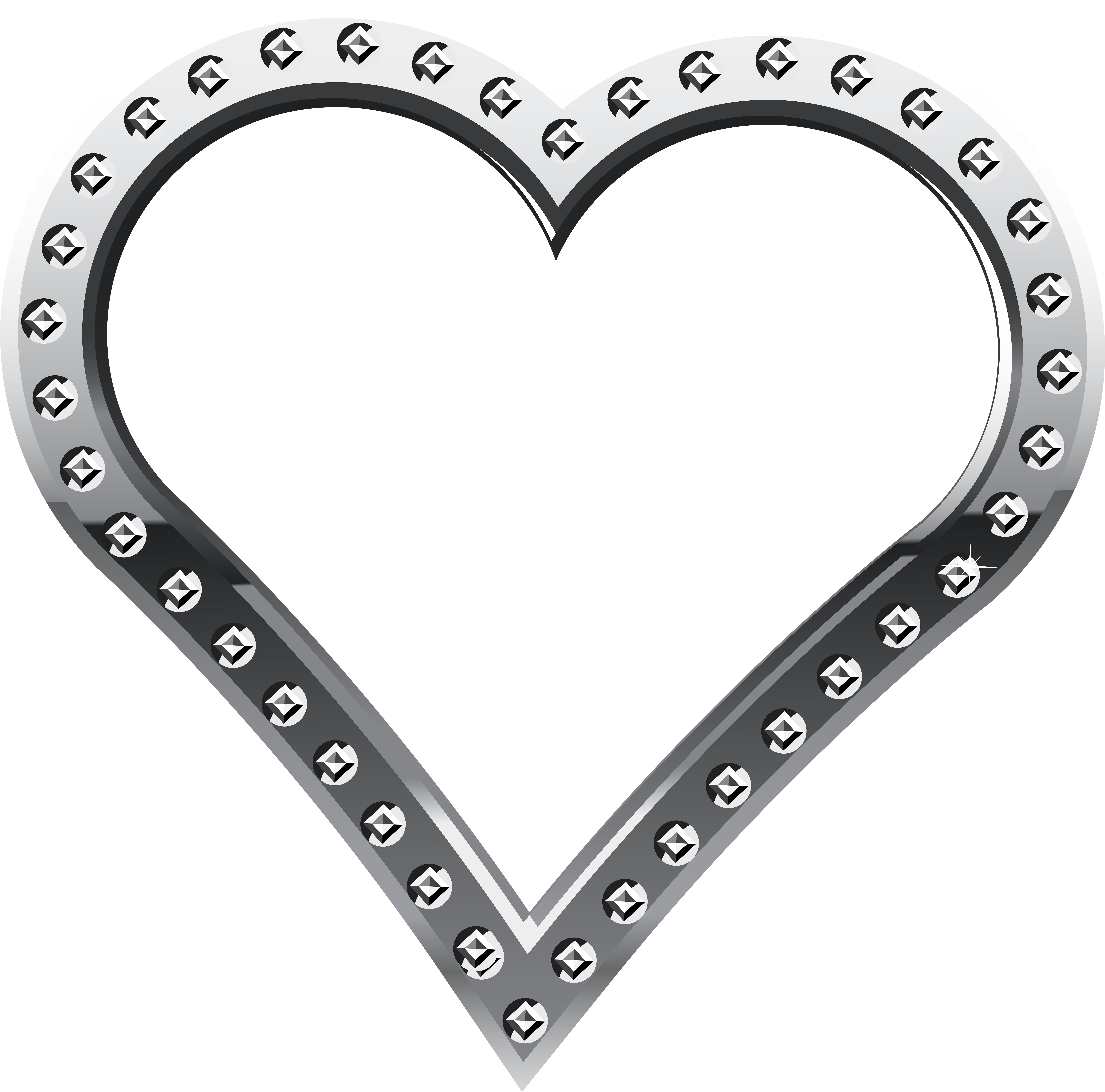 Valentines Border Clipart - Png Download (8000x7902), Png Download