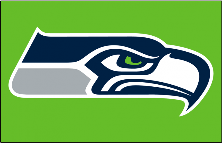 Seattle Seahawks Iron Ons - Seahawks Wall Decal Clipart (650x800), Png Download