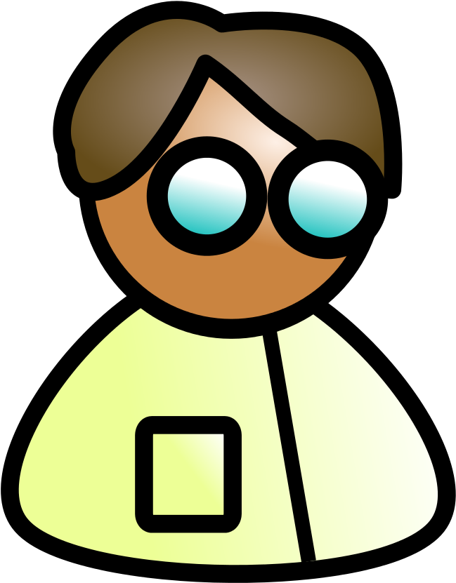 File - Scientist - Svg - Wikimedia Commons - Svg Scientist Clipart (768x768), Png Download