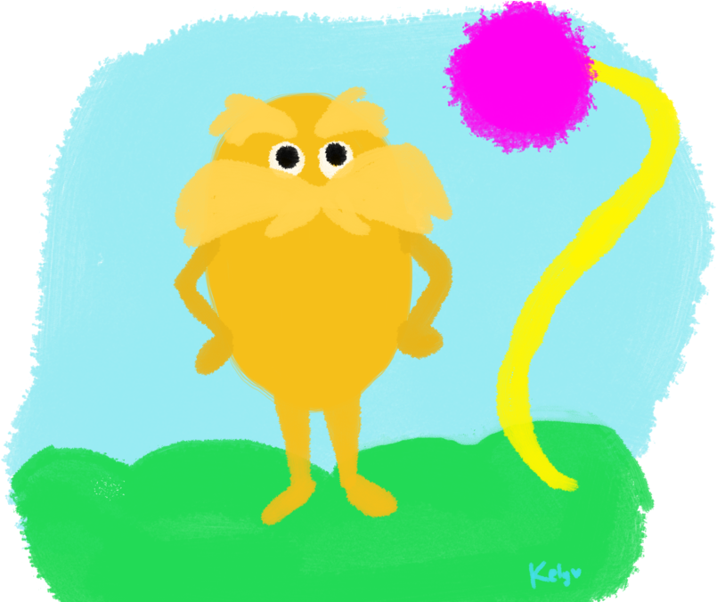 More Like The Lorax By ~jezuruz - The Lorax Clipart (900x675), Png Download