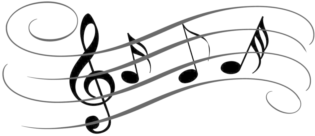 Music Clipart Transparent Background - Music Clipart - Png Download (1024x461), Png Download
