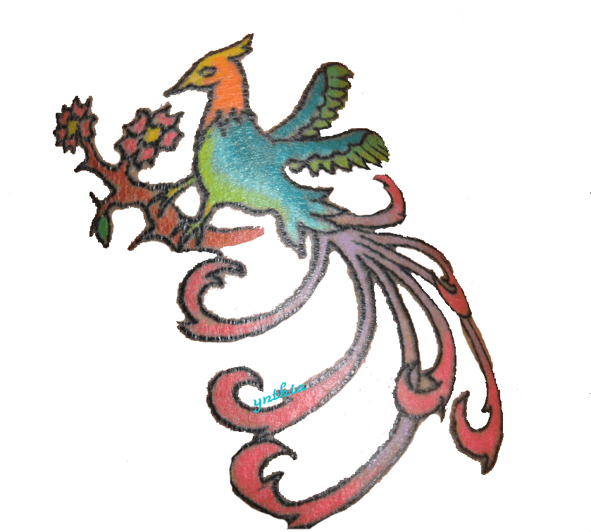 Smallertransparentmy Phoenix Tatto - Tattoo Clipart (1024x768), Png Download