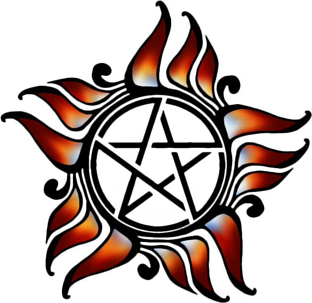 Supernatural Inspired Anti Possession - Supernatural Anti Possession Tattoo Ideas Clipart (736x692), Png Download