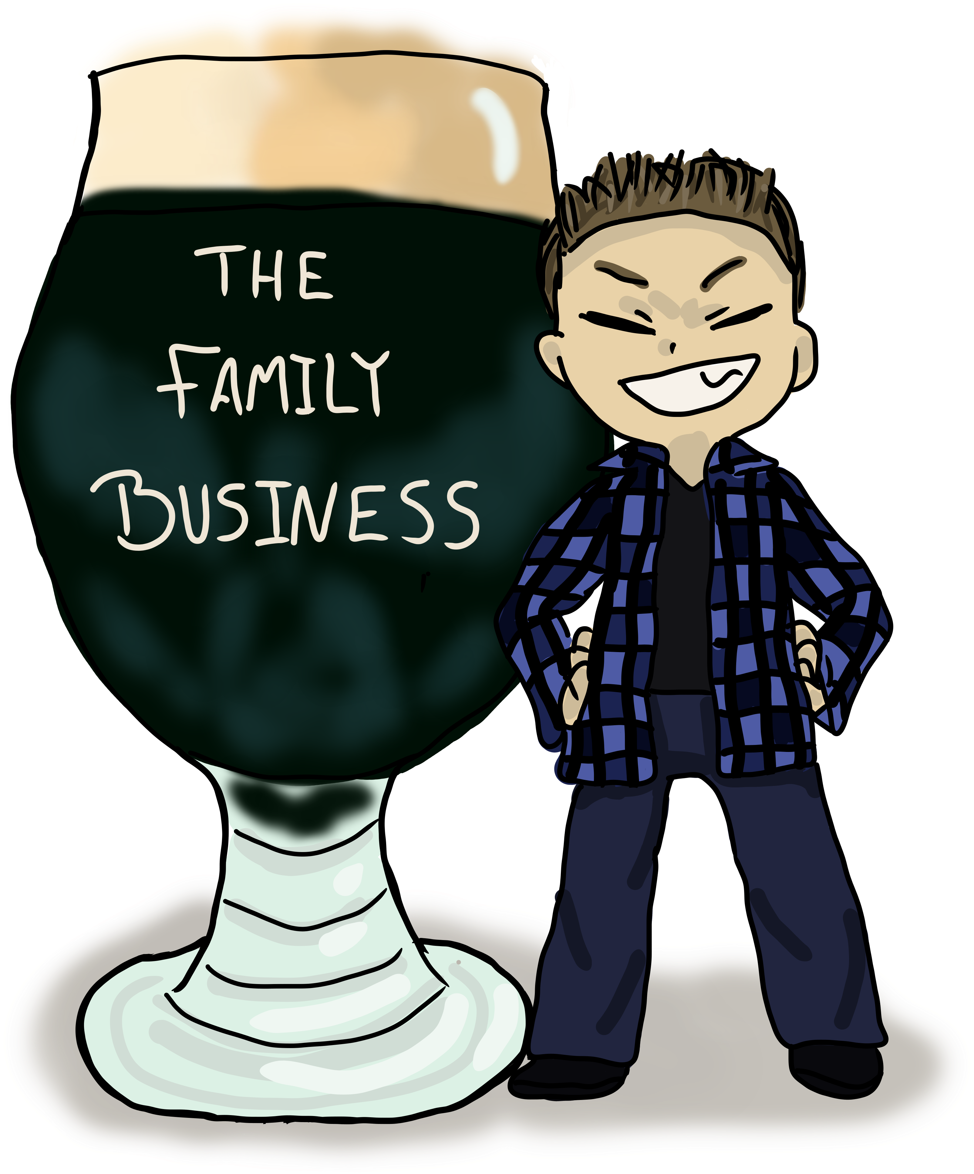 Jensen / Dean Family Business A Request From A Friend - Cartoon Clipart (4600x4200), Png Download