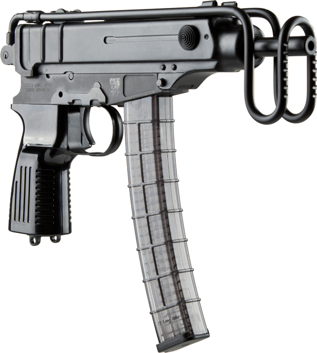 Clipart Black And White Library - Vz 61 22lr - Png Download (630x700), Png Download