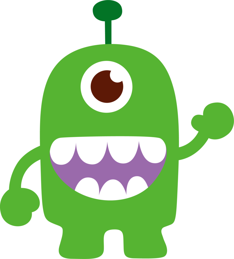 ‿✿⁀ᗰọŋʂtєrʂ‿✿⁀ - Monstrinho Png Clipart (814x900), Png Download