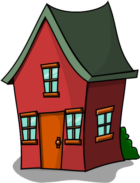 Houses Clipart Images Clip Black And White Library - House Clipart Transparent Background - Png Download (480x640), Png Download