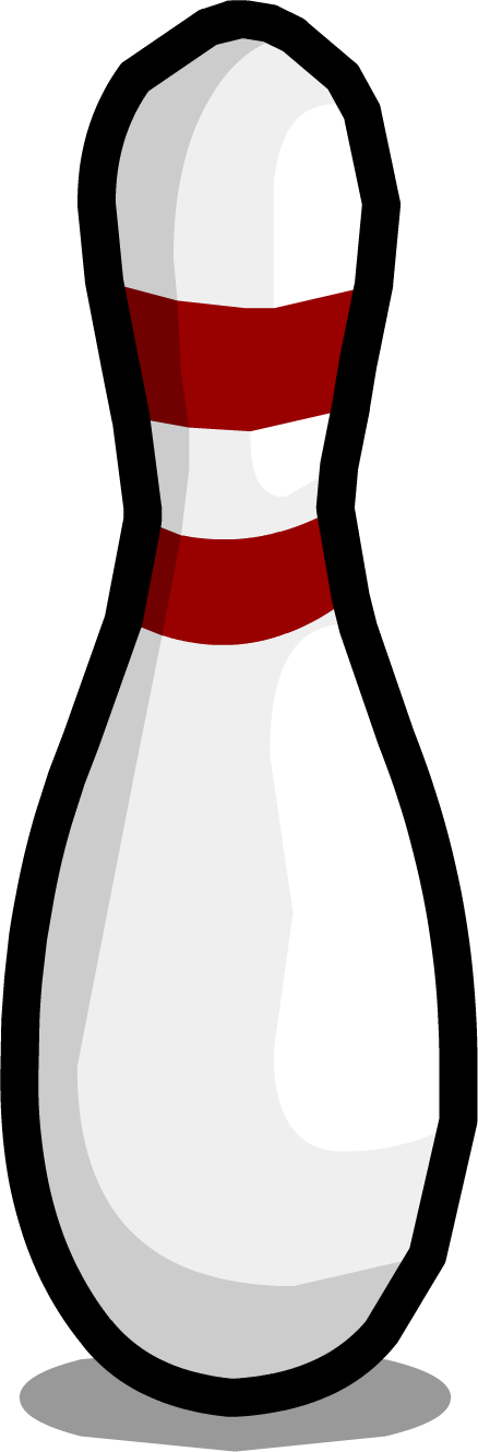 Club Penguin Wiki - Cartoon Transparent Bowling Pin Clipart (438x1330), Png Download