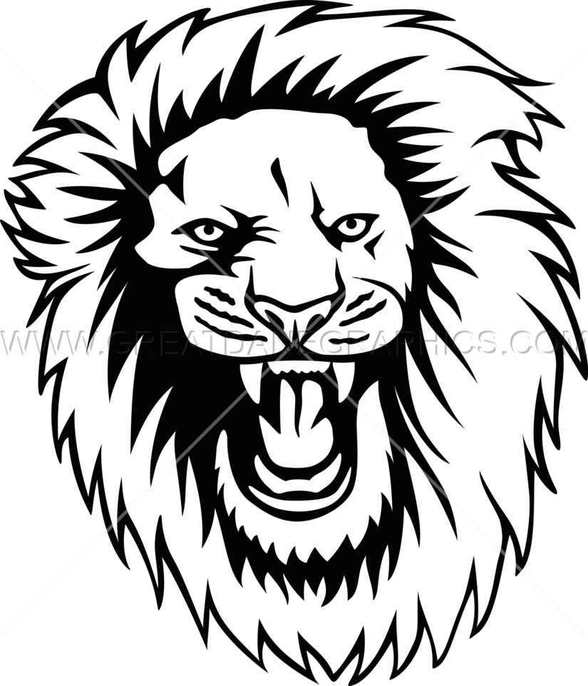 Clipart Library Download Production Ready Artwork For - Lion Roar Face Drawing - Png Download (825x961), Png Download