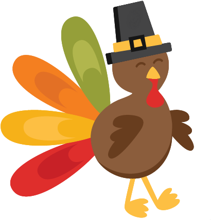 Cute - Cute Free Turkey Clipart - Png Download (432x432), Png Download