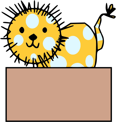 Boxed Lion - Clip Art - Png Download (600x600), Png Download