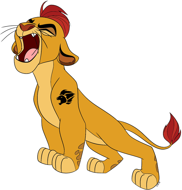 Transparent Lion Cub Png - Kion Lion Guard Clipart (595x620), Png Download