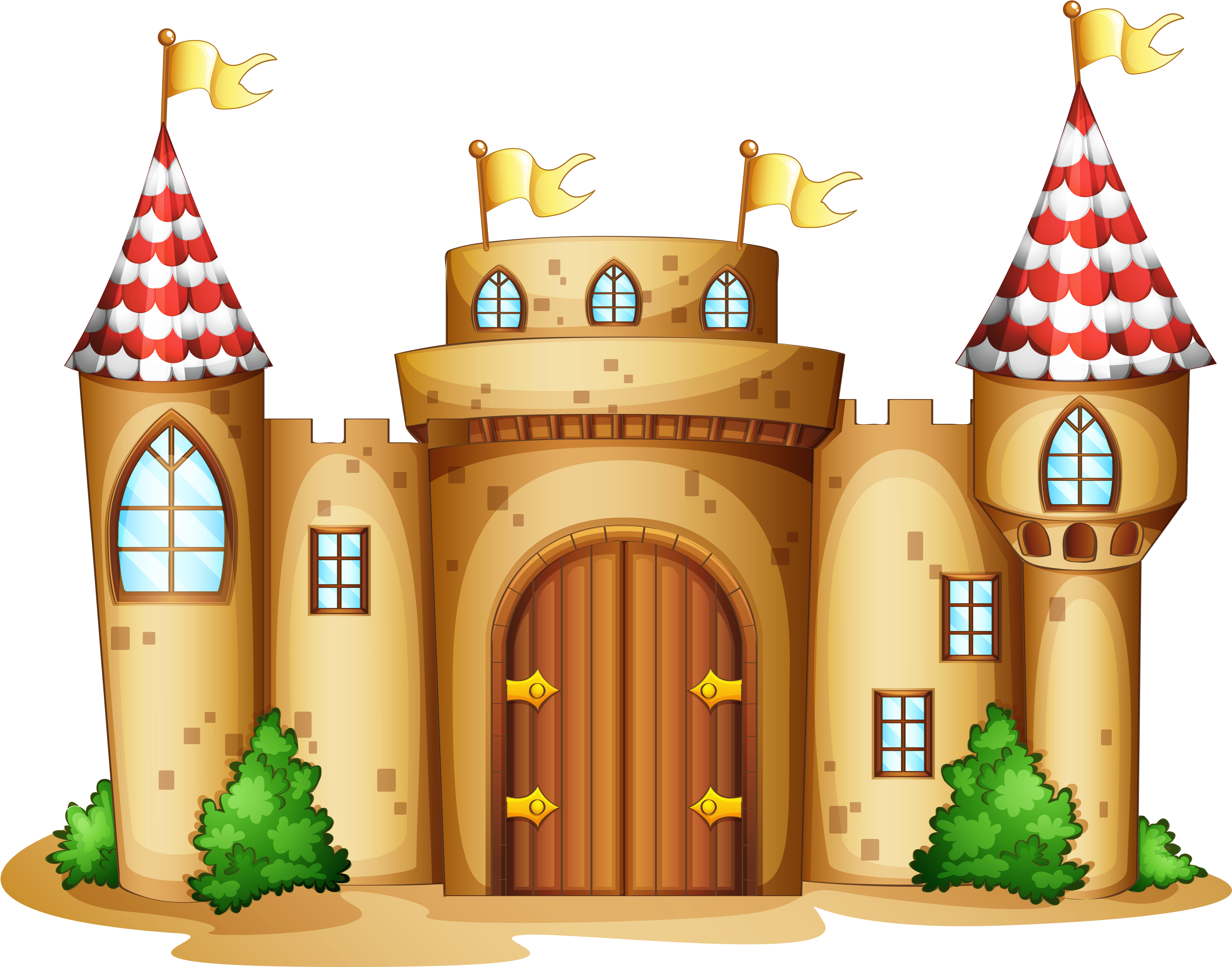 Marceline The Vampire Queen Ice King Cartoon Network - Palace Clipart - Png Download (4472x3593), Png Download